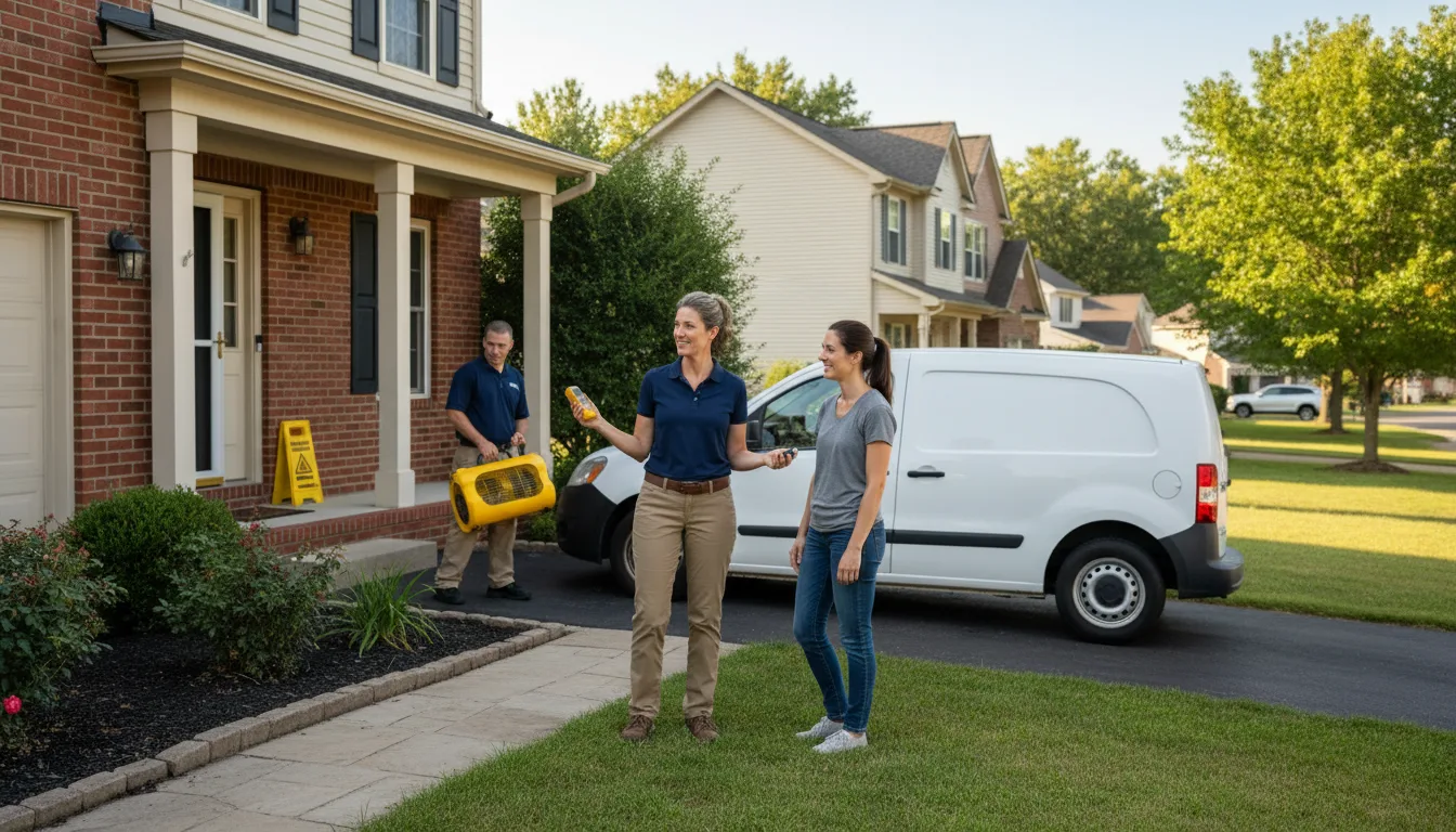 Residential water damage restoration in Alma, CO